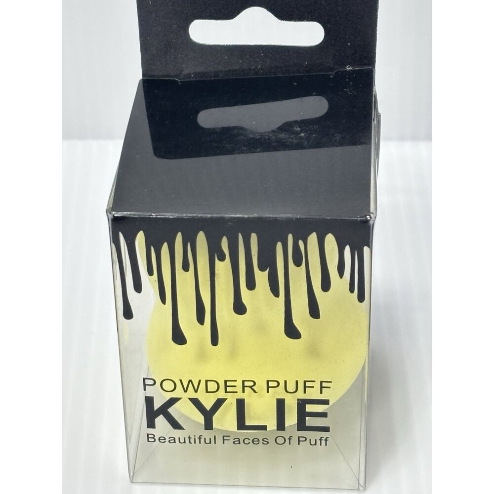 Kylie Cosmetic Powder Puff Makeup Sponge Flawless Beauty Tool Application Yellow